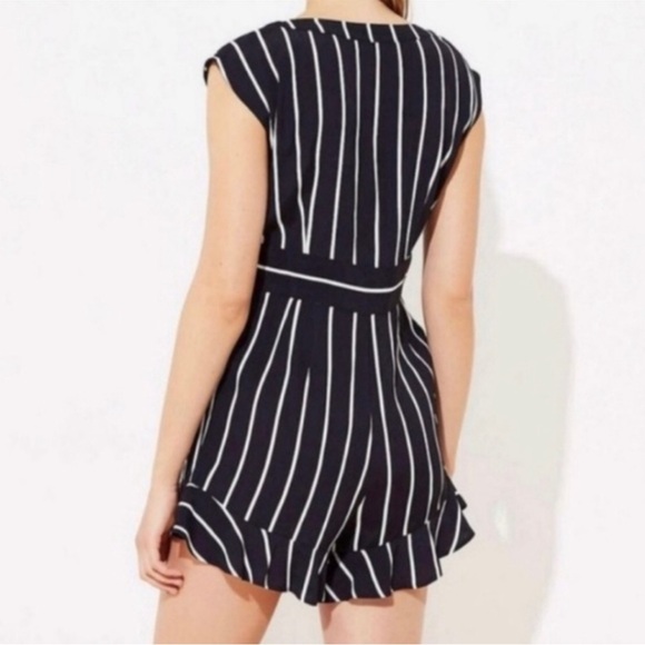 LOFT Striped Romper - Picture 2 of 5